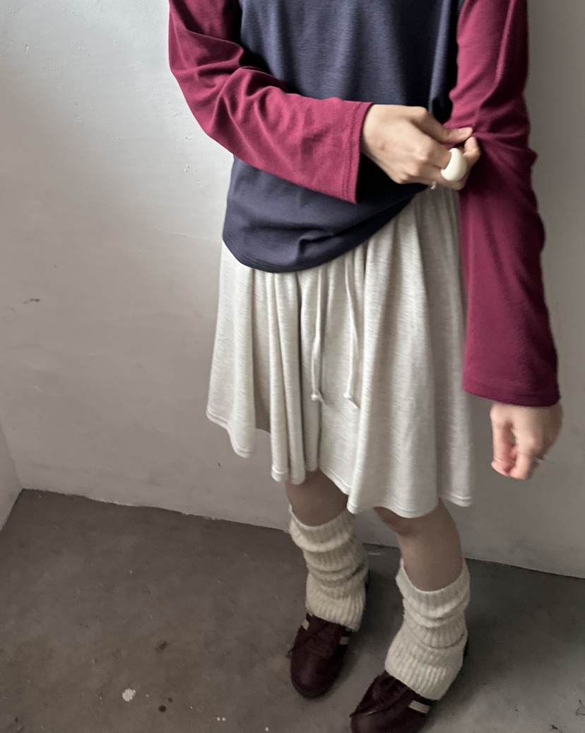 HOWDY/FACT THE NERD韓國直郵女裝新款休閑半身裙中短裙HOWDY/FACT THE NERD半身裙/中短裙