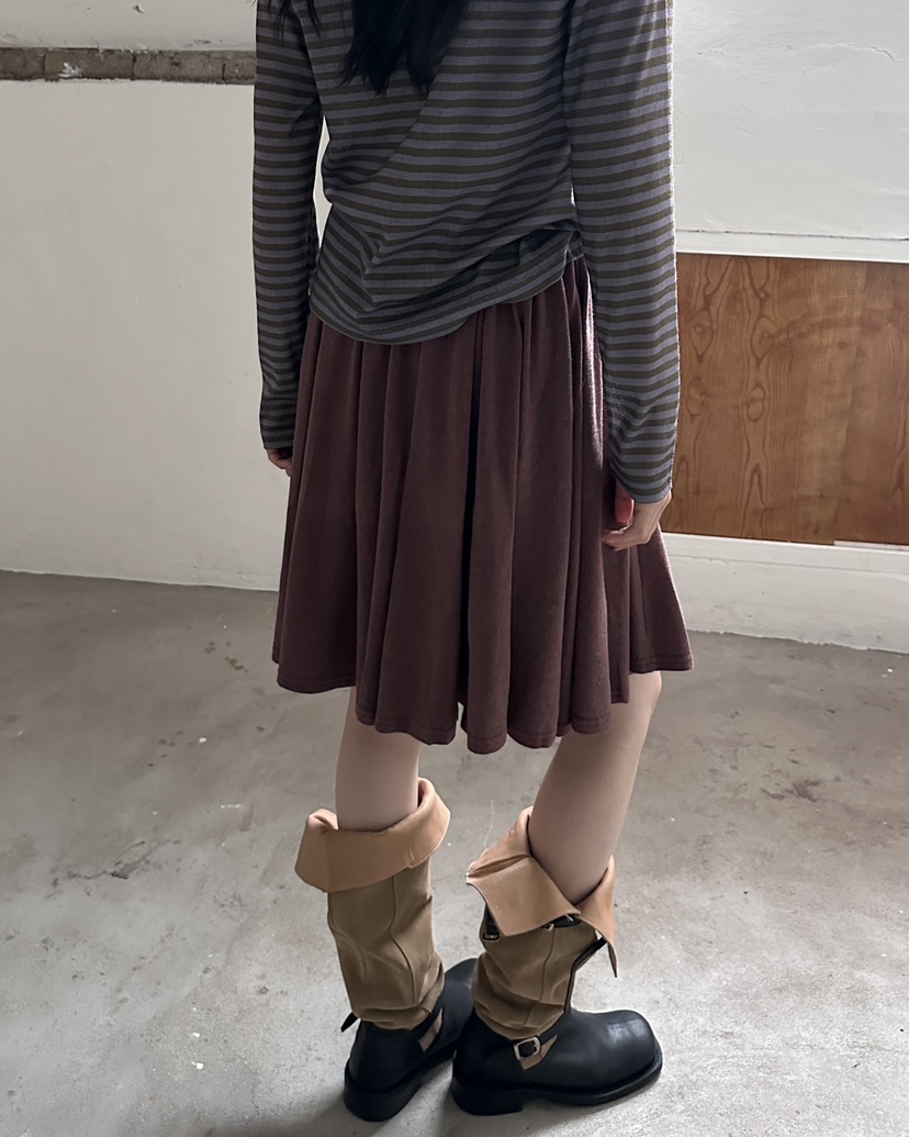 HOWDY/FACT THE NERD韓國直郵女裝新款休閑半身裙中短裙HOWDY/FACT THE NERD半身裙/中短裙
