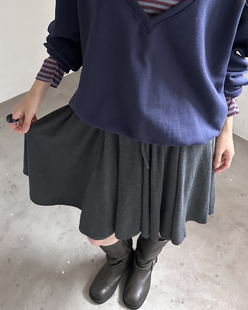 HOWDY/FACT THE NERD韓國直郵女裝新款休閑半身裙中短裙HOWDY/FACT THE NERD半身裙/中短裙