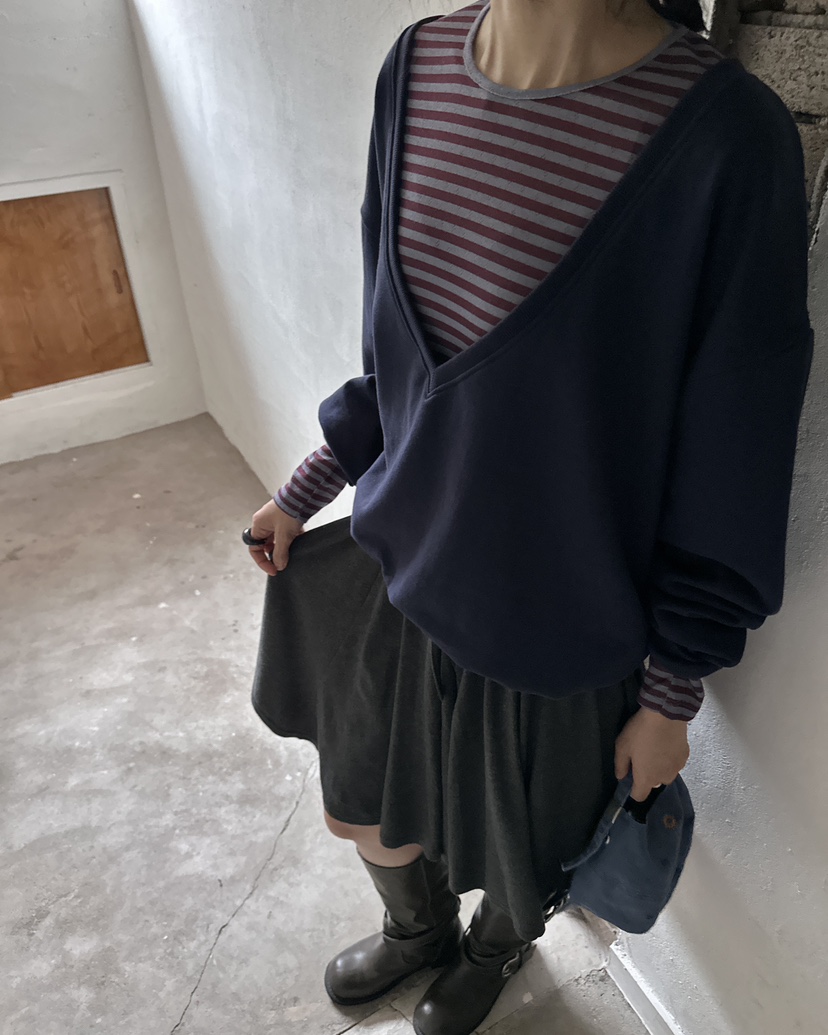 HOWDY/FACT THE NERD韓國直郵女裝新款休閑半身裙中短裙HOWDY/FACT THE NERD半身裙/中短裙