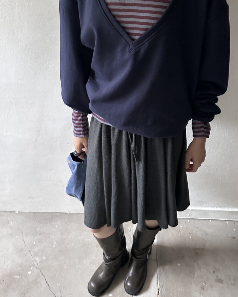 HOWDY/FACT THE NERD韓國直郵女裝新款休閑半身裙中短裙HOWDY/FACT THE NERD半身裙/中短裙圖色2