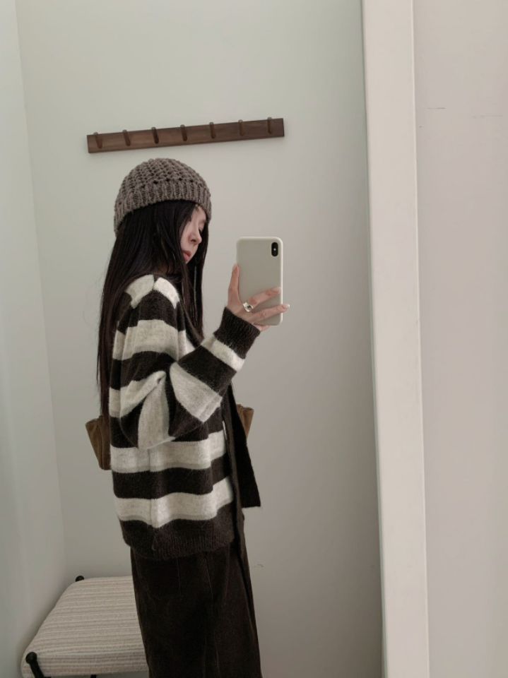 CRONG韓國直郵女士新款人氣真品休閑時尚熱賣推薦針織衫CRONG針織衫