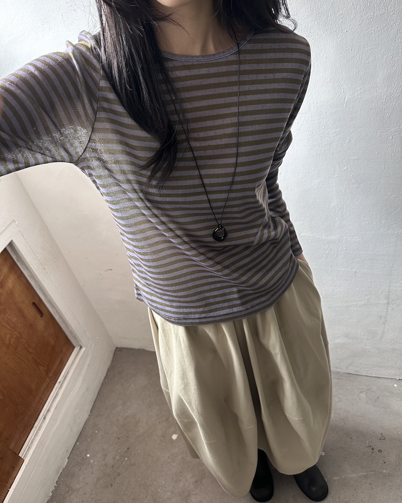 HOWDY/FACT THE NERD東大門實拍女士新品熱賣人氣長袖T恤HOWDY/FACT THE NERD長袖T恤