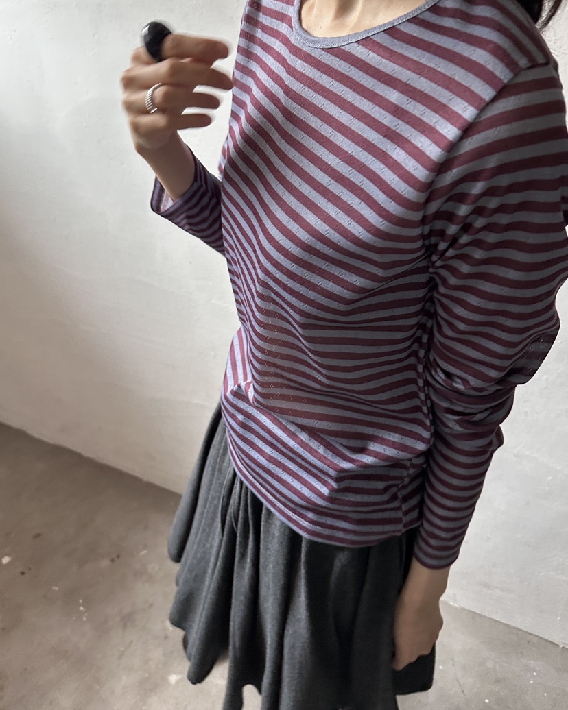 HOWDY/FACT THE NERD東大門實拍女士新品熱賣人氣長袖T恤HOWDY/FACT THE NERD長袖T恤