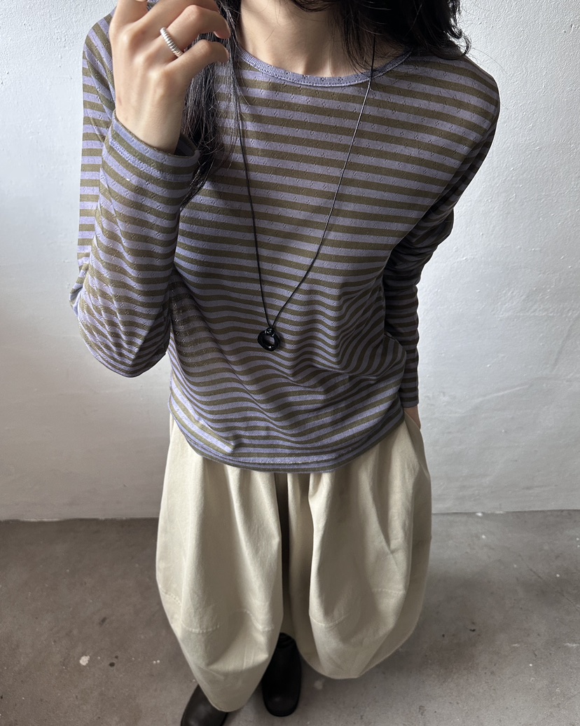 HOWDY/FACT THE NERD東大門實拍女士新品熱賣人氣長袖T恤HOWDY/FACT THE NERD長袖T恤圖色1