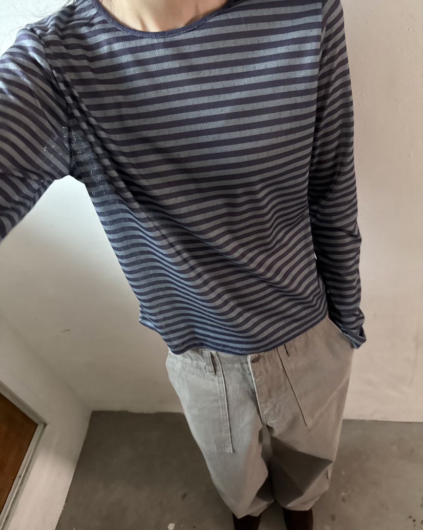HOWDY/FACT THE NERD東大門實拍女士新品熱賣人氣長袖T恤HOWDY/FACT THE NERD長袖T恤圖色2