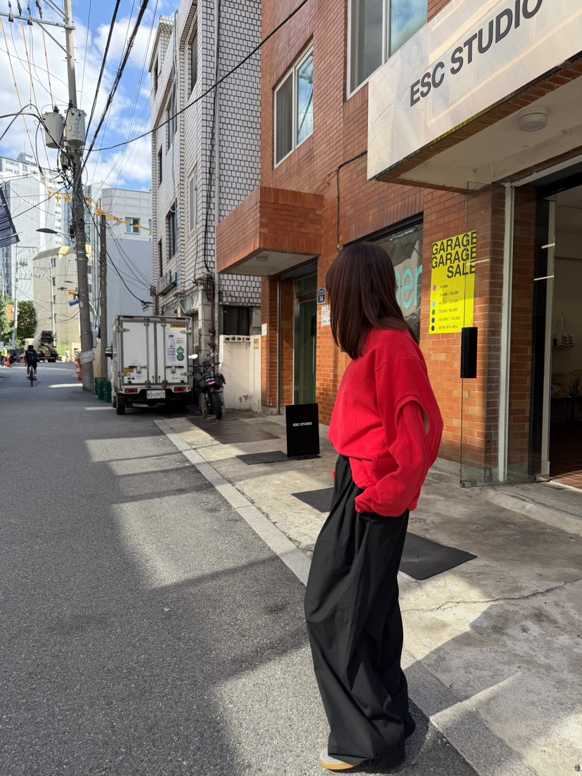 FRANC—L韓國直郵女士新款時尚真品人氣熱賣休閑休閑褲褶裥FRANC休閑褲