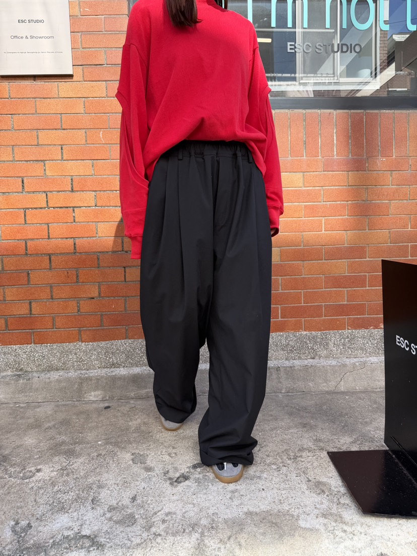 FRANC—L韓國直郵女士新款時尚真品人氣熱賣休閑休閑褲褶裥FRANC休閑褲