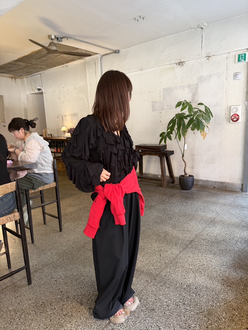FRANC—L韓國直郵女士新款時尚真品人氣熱賣休閑休閑褲褶裥FRANC休閑褲