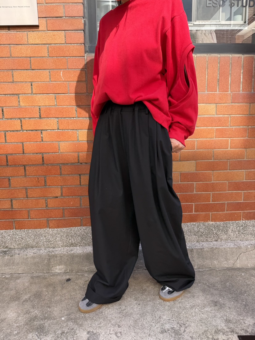 FRANC—L韓國直郵女士新款時尚真品人氣熱賣休閑休閑褲褶裥FRANC休閑褲