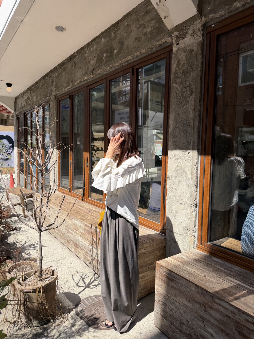 FRANC—L韓國直郵女士新款時尚真品人氣熱賣休閑休閑褲褶裥FRANC休閑褲