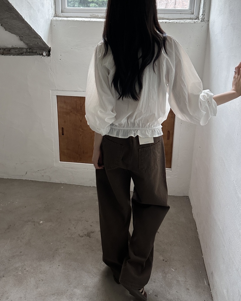HOWDY/FACT THE NERD韓國直郵女裝新款時尚牛仔褲棉布HOWDY/FACT THE NERD牛仔褲