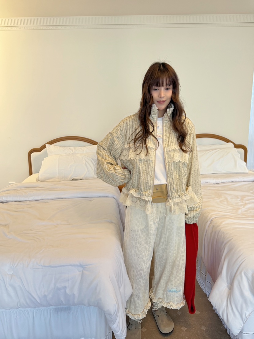 BOUTIQUE-L韓國直郵女裝新款熱賣時尚人氣推薦休閑夾克小花BOUTIQUE-L夾克