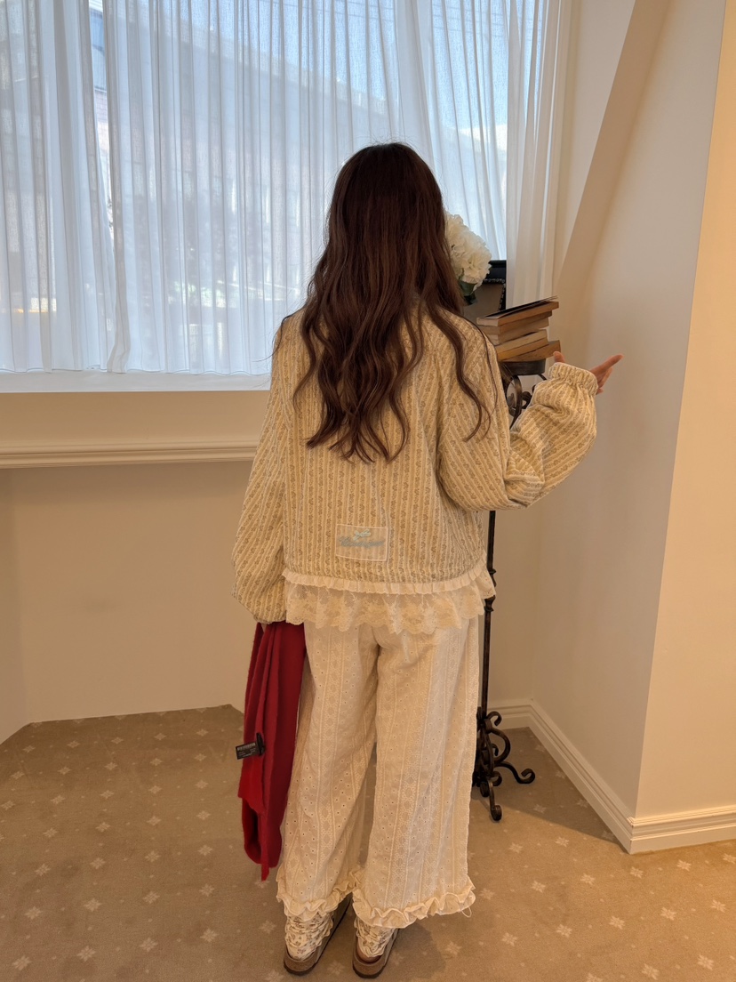 BOUTIQUE-L韓國直郵女裝新款熱賣時尚人氣推薦休閑夾克小花BOUTIQUE-L夾克