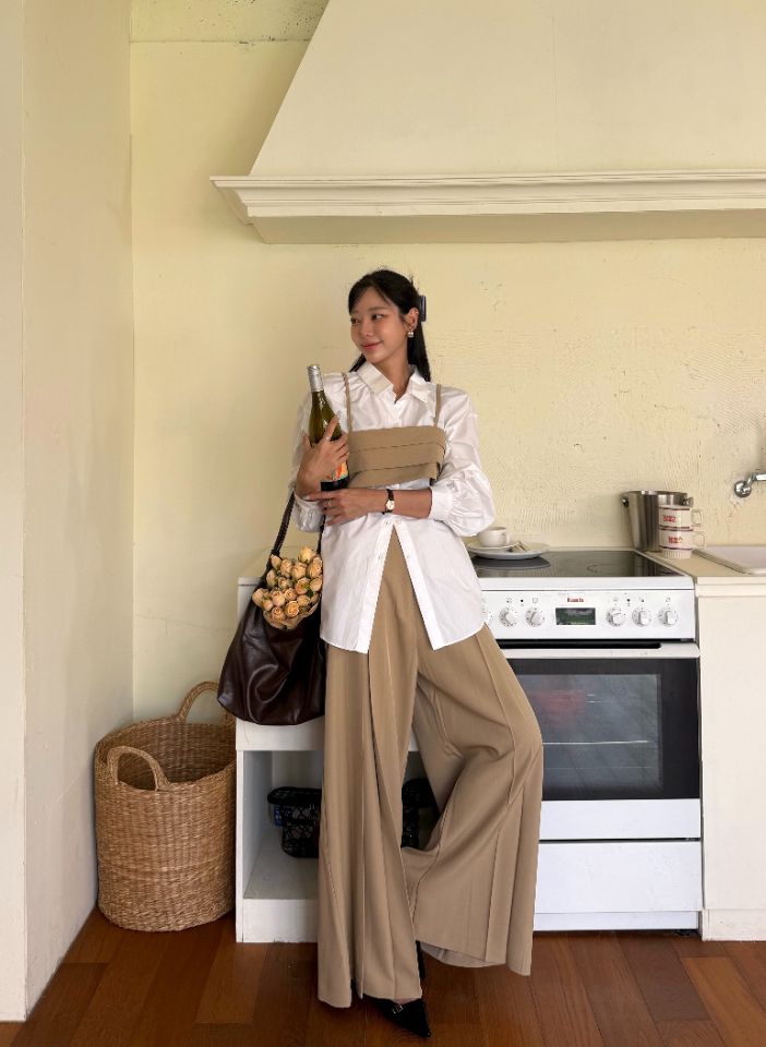 mars韓國代購女士新品人氣休閑熱賣職業時尚襯衫蕾絲衫開衩mars襯衫/蕾絲衫