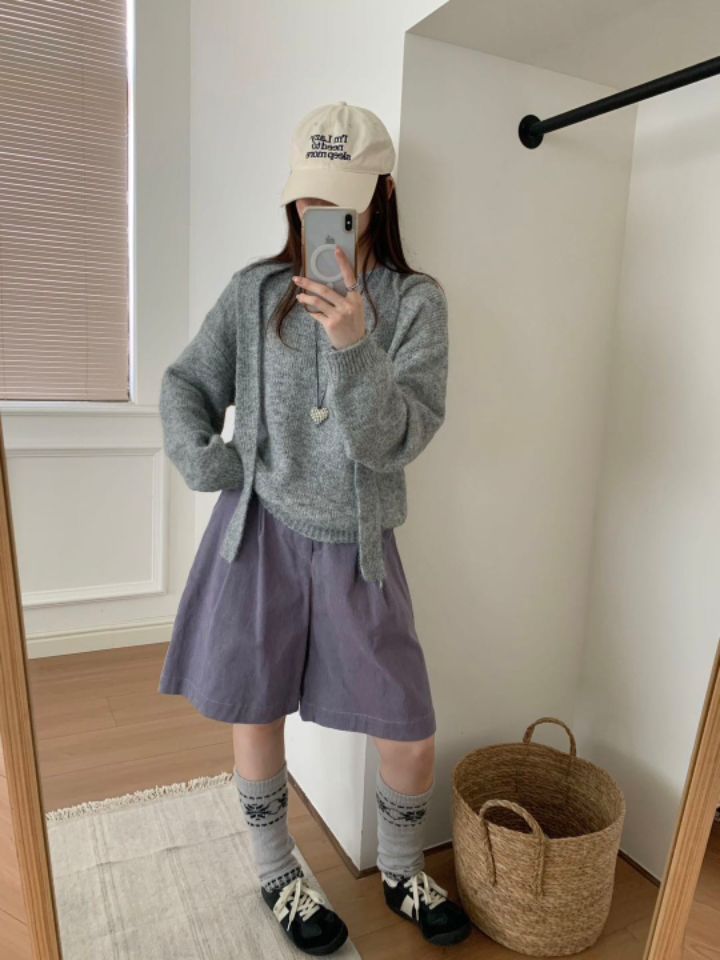 CRONG東大門實拍女裝新款時尚休閑人氣推薦熱賣真品針織衫CRONG針織衫圖色3