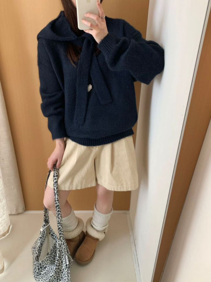 CRONG東大門實拍女裝新款時尚休閑人氣推薦熱賣真品針織衫CRONG針織衫圖色4