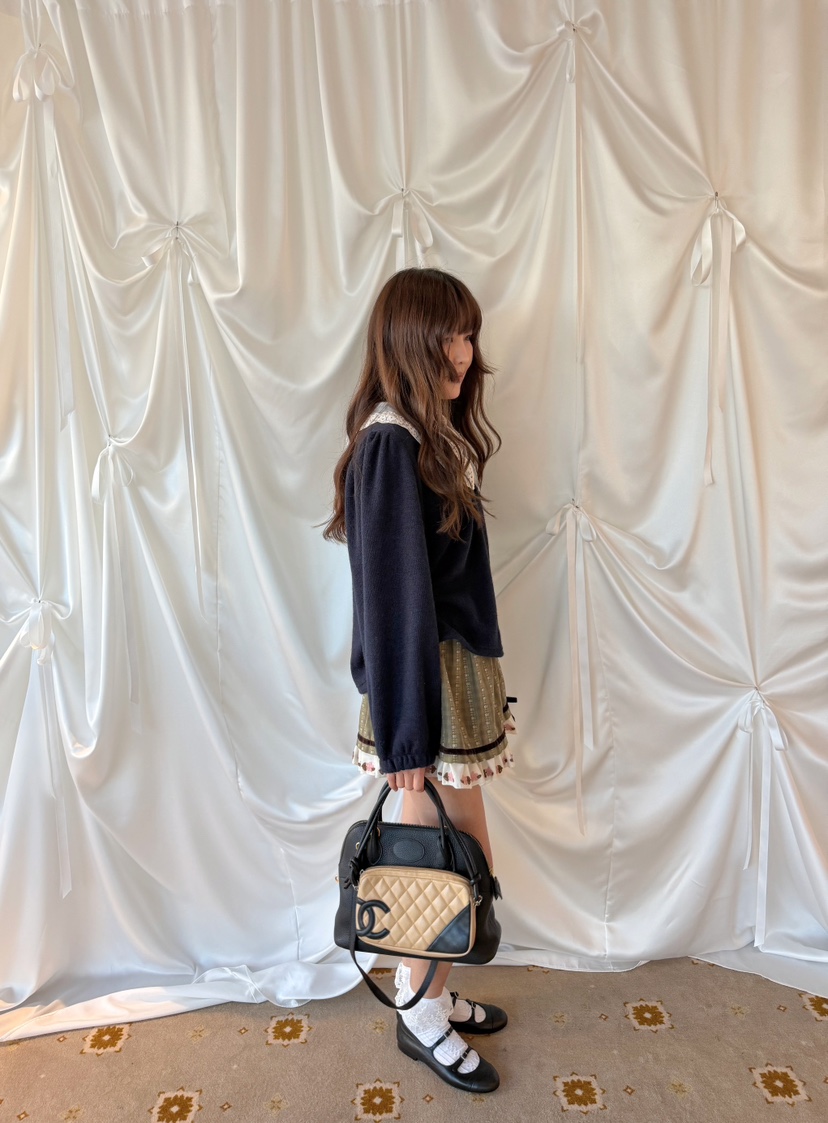 BOUTIQUE-L東大門實拍女裝新品推薦時尚真品休閑短裙刺繡BOUTIQUE-L短裙