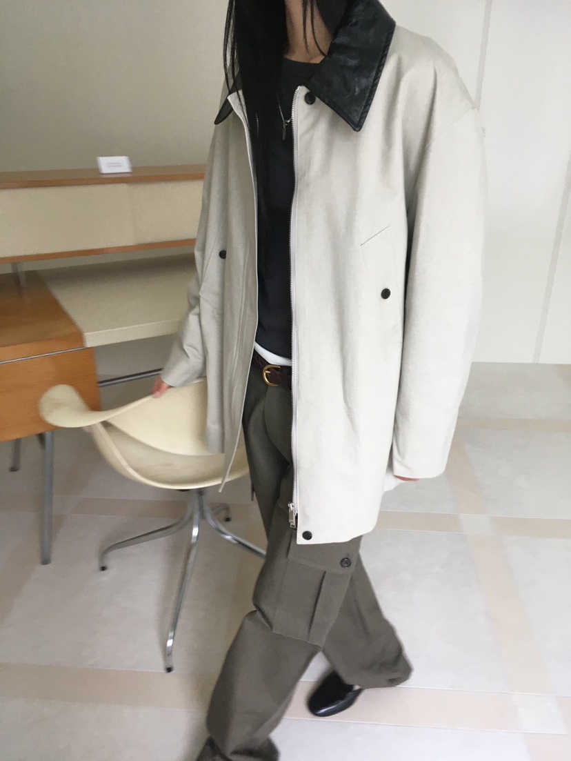 MINIMUZE韓國直郵女士新品職業推薦人氣熱賣真品夾克撞色MINIMUZE夾克