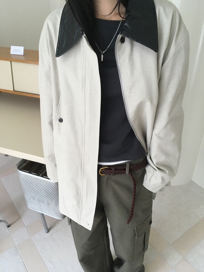 MINIMUZE韓國直郵女士新品職業推薦人氣熱賣真品夾克撞色MINIMUZE夾克