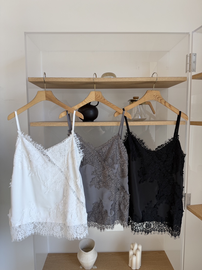 LAUNDRY韓國直郵女裝新品時尚熱賣推薦休閑人氣吊帶背心蕾絲LAUNDRY吊帶/背心
