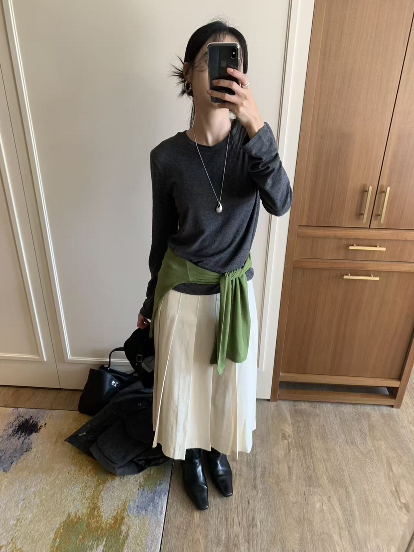 LOFN韓國直郵女裝新款時尚人氣真品推薦休閑熱賣長袖T恤LOFN長袖T恤