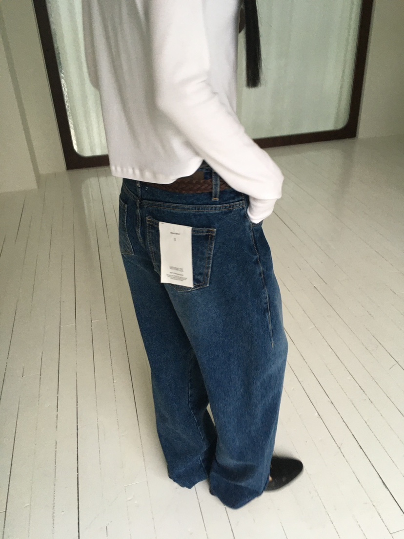 MINIMUZE東大門實拍女裝新品推薦真品時尚職業牛仔褲經典MINIMUZE牛仔褲