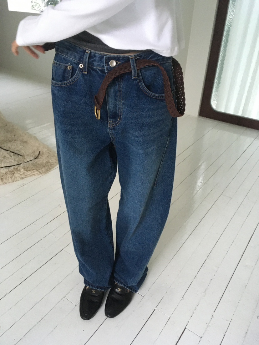 MINIMUZE東大門實拍女裝新品推薦真品時尚職業牛仔褲經典MINIMUZE牛仔褲