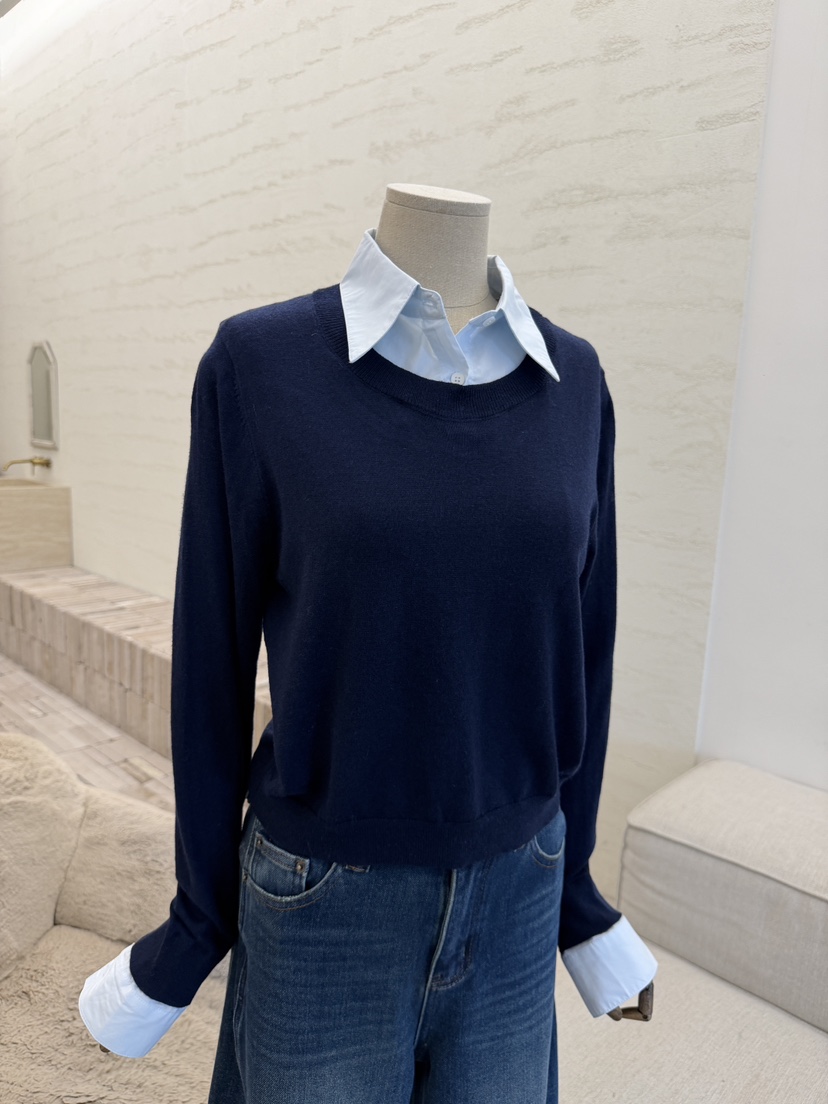 LAUNDRY韓國直郵女士新品真品推薦熱賣時尚人氣針織衫翻領LAUNDRY針織衫