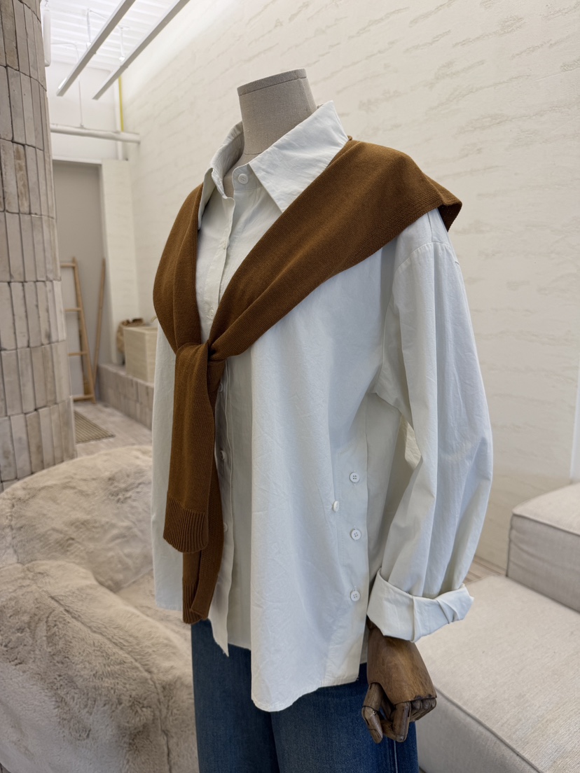 LAUNDRY東大門實拍女裝新品推薦真品時尚襯衫蕾絲衫披肩套裝LAUNDRY襯衫/蕾絲衫
