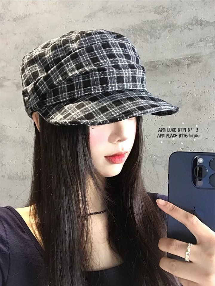 N3韓國直郵女士新款休閑人氣時尚熱賣真品推薦帽子絲帶N3帽子