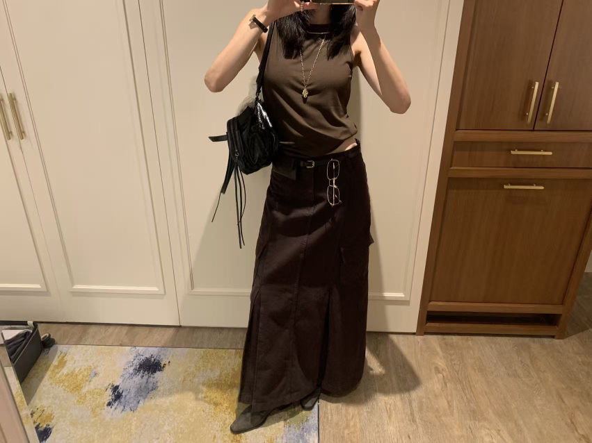 LOFN東大門代購女裝新款真品職業熱賣人氣休閑時尚推薦長裙LOFN長裙