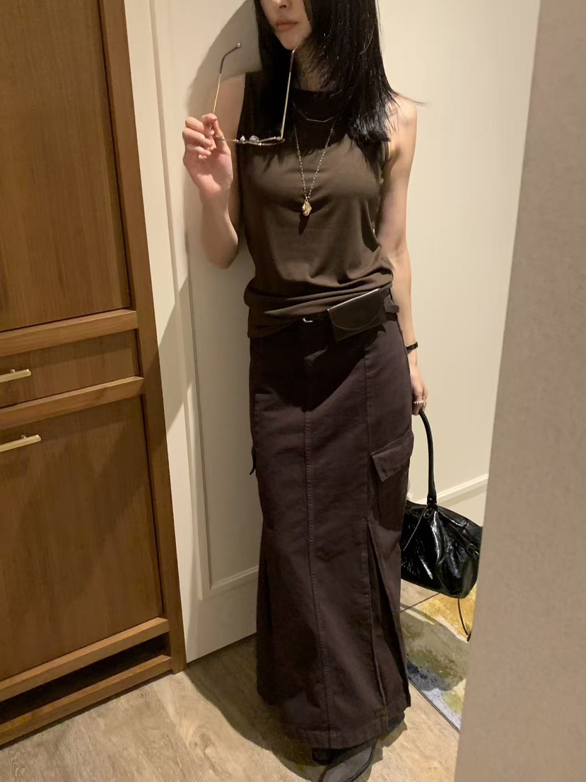 LOFN東大門代購女裝新款真品職業熱賣人氣休閑時尚推薦長裙LOFN長裙