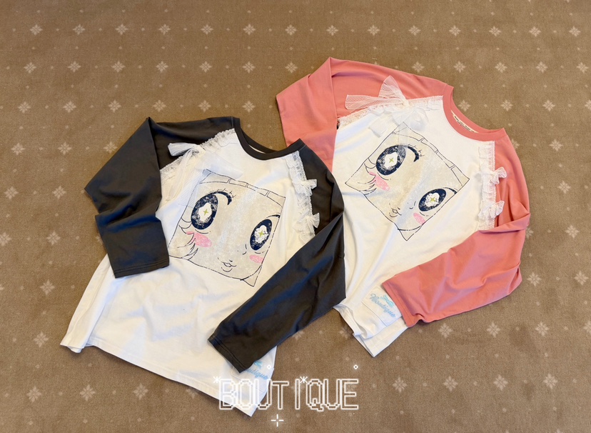 BOUTIQUE-L韓國代購女裝新品熱賣人氣休閑推薦時尚長袖T恤BOUTIQUE-L長袖T恤