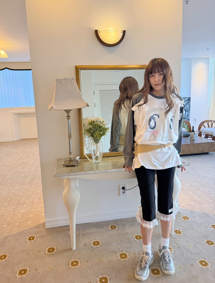 BOUTIQUE-L韓國代購女裝新品熱賣人氣休閑推薦時尚長袖T恤BOUTIQUE-L長袖T恤