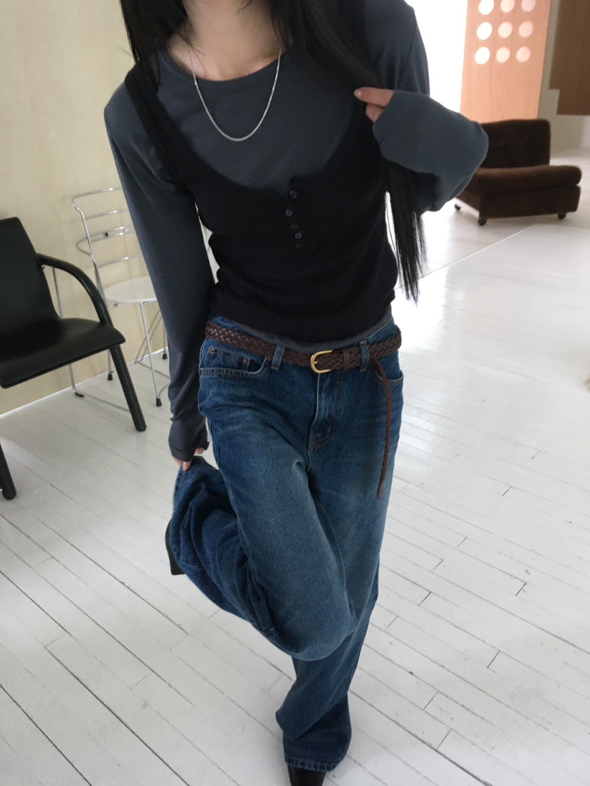 MINIMUZE韓國代購女裝新款休閑熱賣人氣推薦真品吊帶背心MINIMUZE吊帶/背心