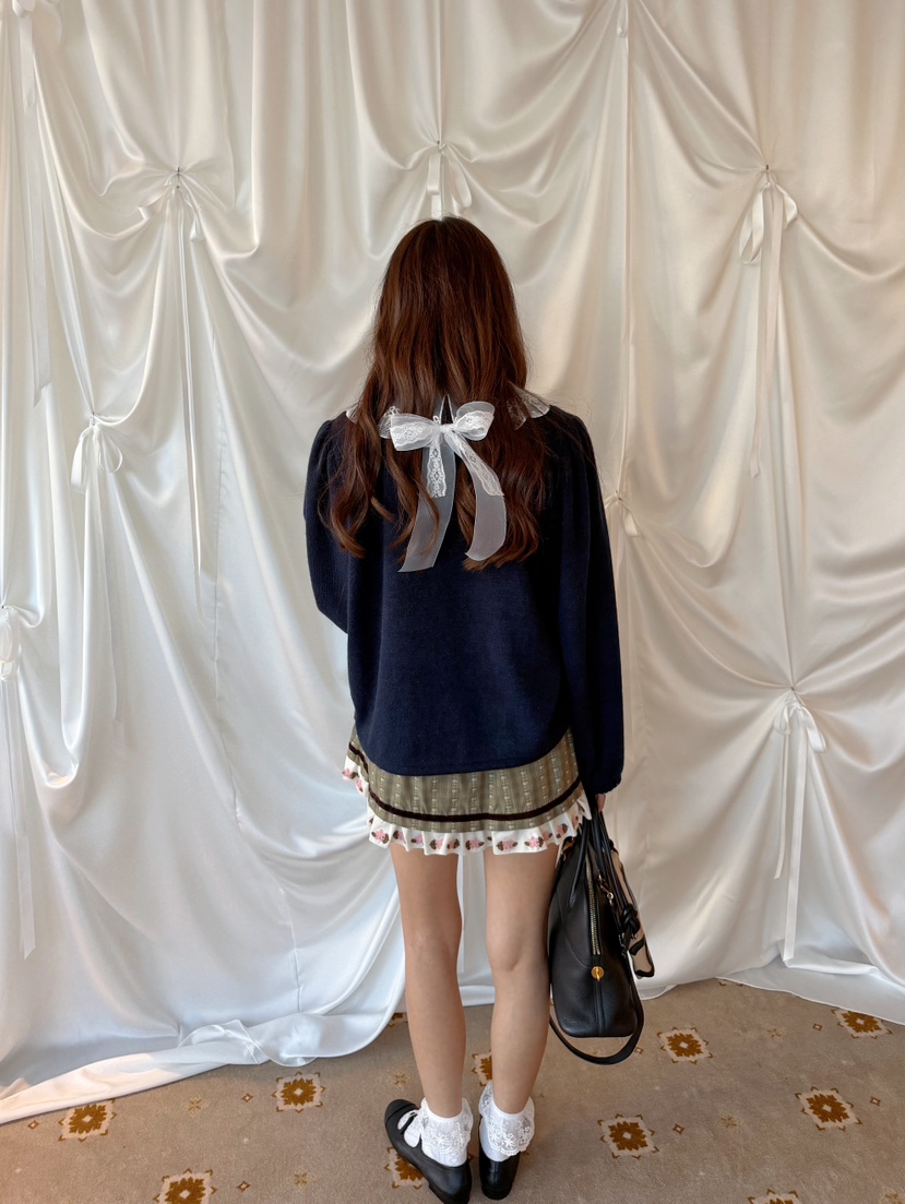 BOUTIQUE-L東大門直郵女士新款職業推薦休閑熱賣衛衣絲帶BOUTIQUE-L衛衣