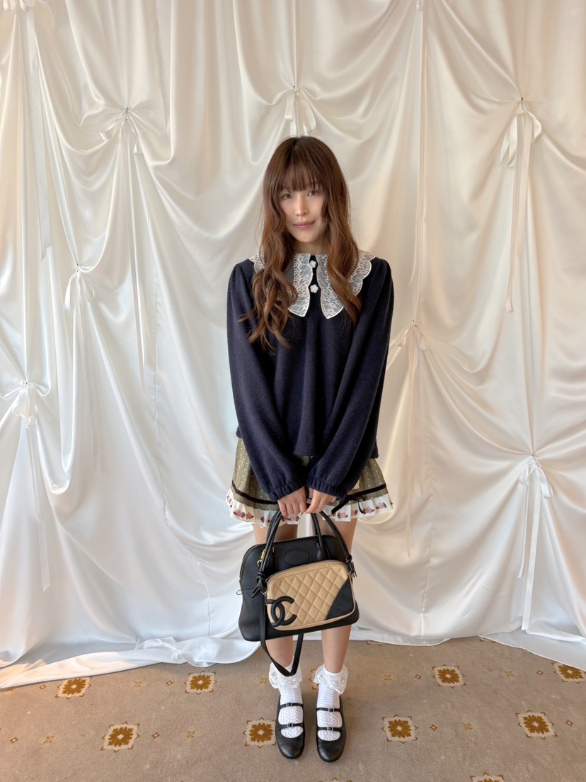 BOUTIQUE-L東大門直郵女士新款職業推薦休閑熱賣衛衣絲帶BOUTIQUE-L衛衣圖色2