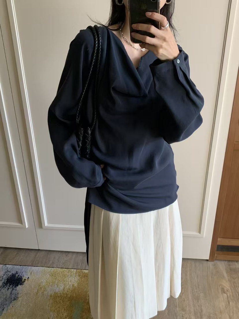 LOFN韓國代購女裝新品真品職業時尚人氣推薦休閑襯衫蕾絲衫LOFN襯衫/蕾絲衫