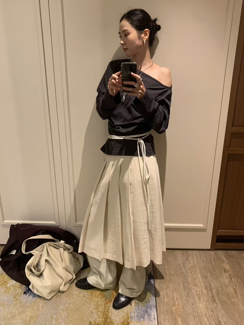 LOFN東大門代購女士新款休閑真品時尚熱賣人氣推薦長袖T恤LOFN長袖T恤