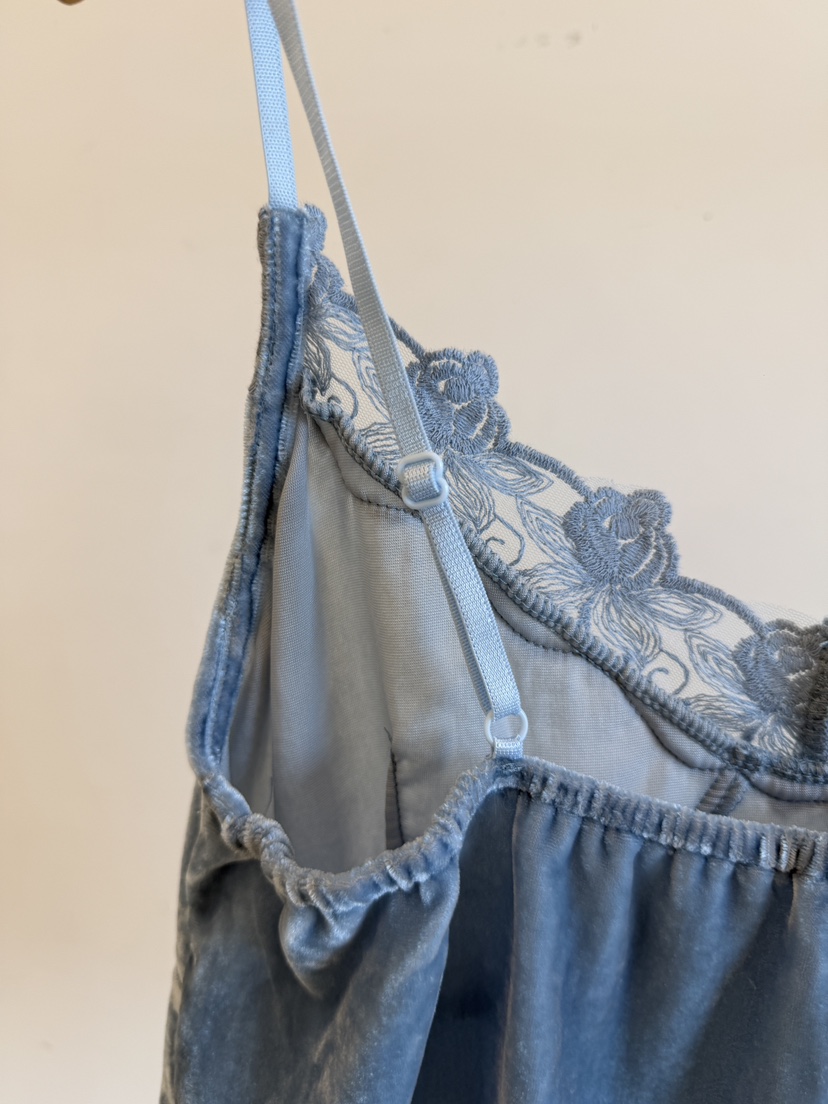 LAUNDRY東大門實拍女士新款時尚真品休閑吊帶背心天鵝絨無袖LAUNDRY吊帶/背心