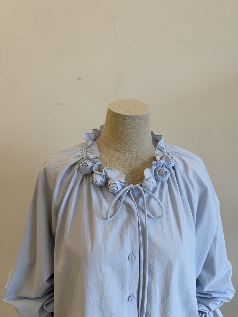LAUNDRY韓國代購女裝新品推薦時尚人氣休閑襯衫蕾絲衫燈芯絨LAUNDRY襯衫/蕾絲衫