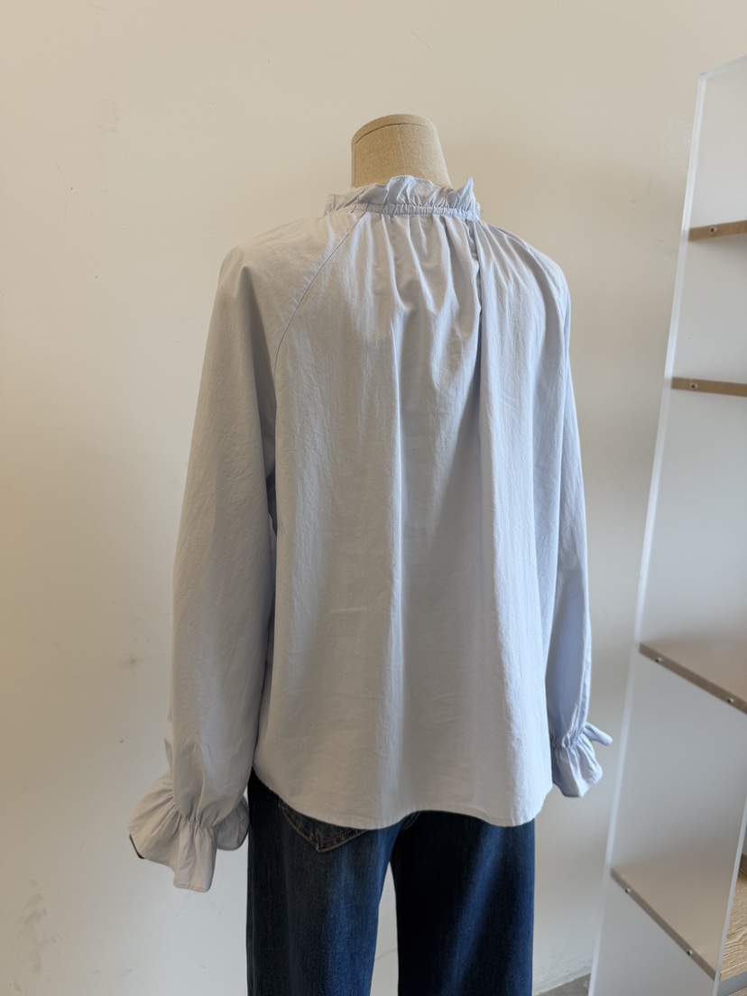 LAUNDRY韓國代購女裝新品推薦時尚人氣休閑襯衫蕾絲衫燈芯絨LAUNDRY襯衫/蕾絲衫
