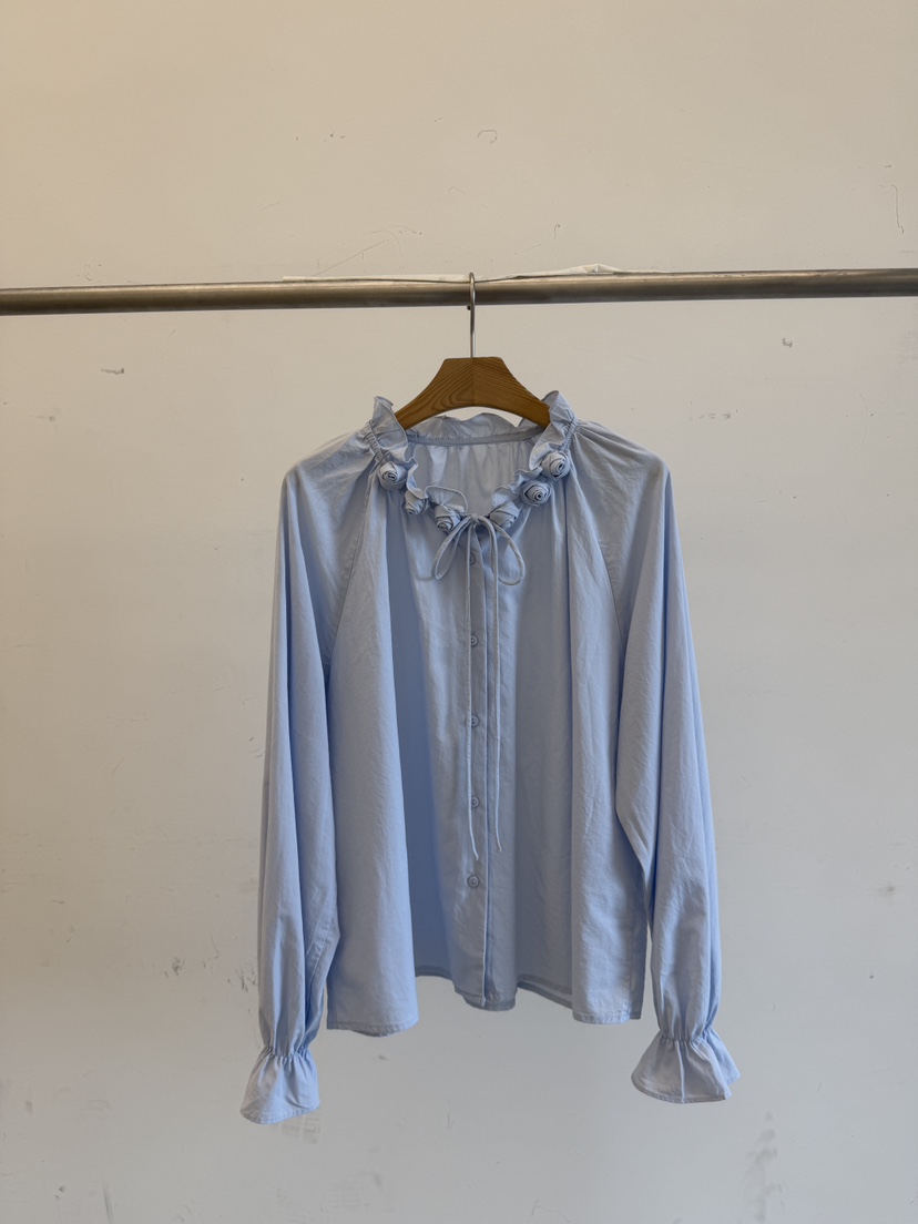 LAUNDRY韓國代購女裝新品推薦時尚人氣休閑襯衫蕾絲衫燈芯絨LAUNDRY襯衫/蕾絲衫圖色2