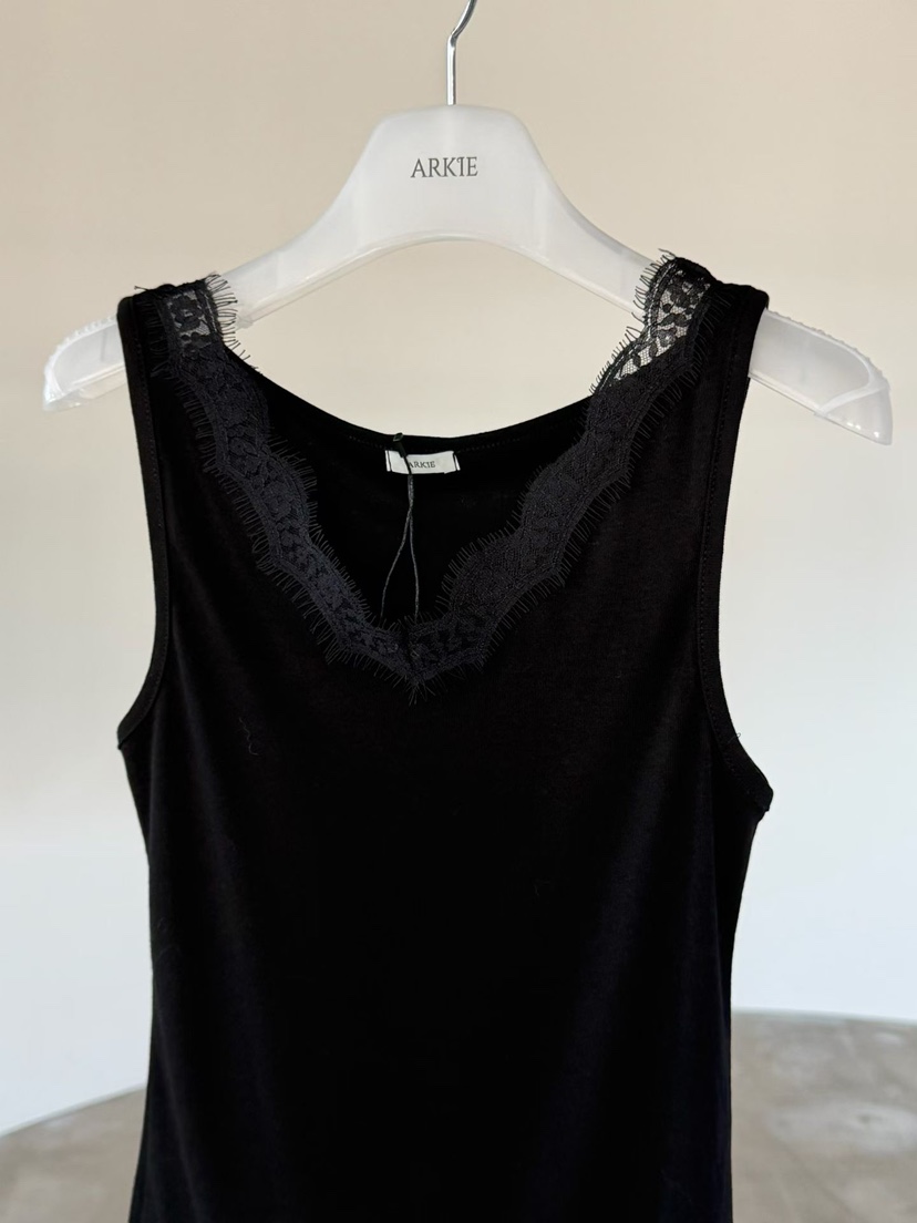 ARKIE/TAF韓國代購女士新品推薦熱賣人氣吊帶背心蕾絲無袖ARKIE/TAF吊帶/背心