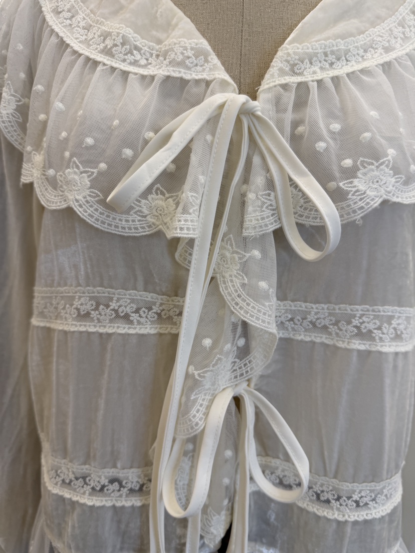 LAUNDRY韓國代購女士新品推薦時尚真品休閑襯衫蕾絲衫天鵝絨LAUNDRY襯衫/蕾絲衫