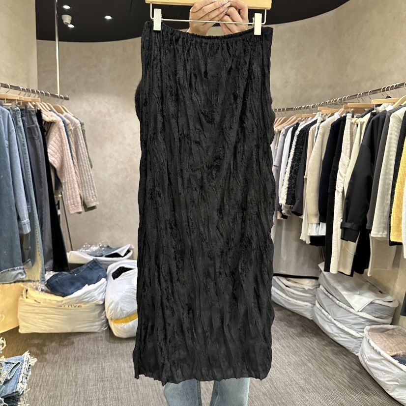 VINTAGE VIBE韓國直郵女士新款推薦時尚人氣真品長裙褶皺VINTAGE VIBE長裙圖色2
