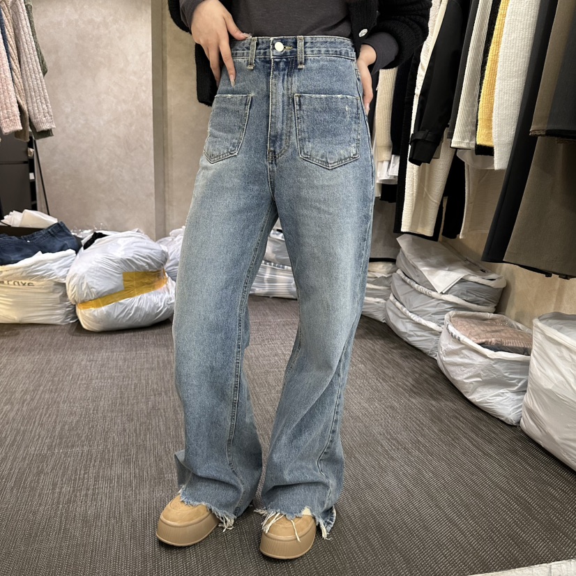 VINTAGE VIBE東大門實拍女士新品人氣熱賣時尚真品牛仔褲VINTAGE VIBE牛仔褲圖色1