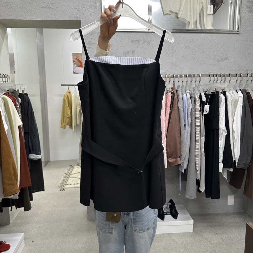 WEARABLE-L東大門實拍女裝新款熱賣休閑真品時尚人氣連衣裙WEARABLE連衣裙圖色2黑色
