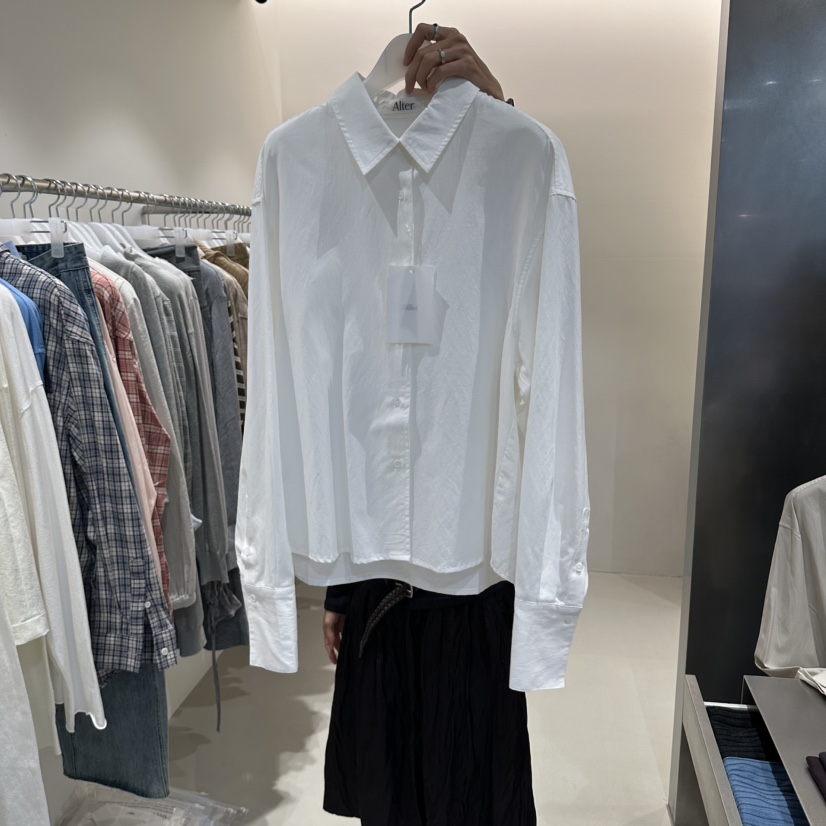 ALTER韓國代購女士新品熱賣真品時尚職業人氣休閑襯衫蕾絲衫Alter襯衫/蕾絲衫圖色1